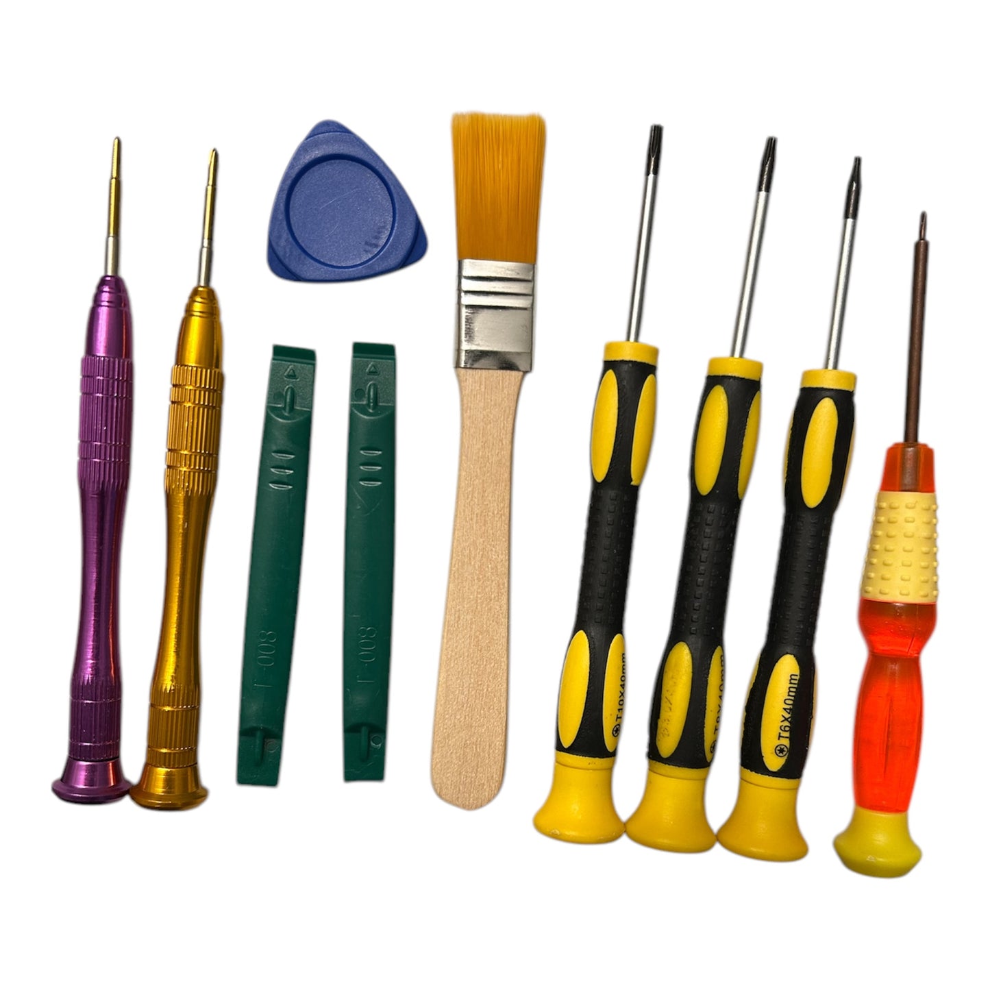 10-Piece Precision Tool Kit – Tri-Wing, Torx, PH, Pry Tools & Brush