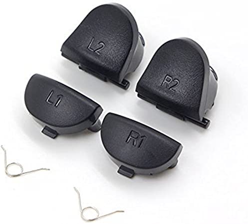 PS4 DualShock Trigger Button Replacement Set – L1/L2/R1/R2 with Springs (3 Models)