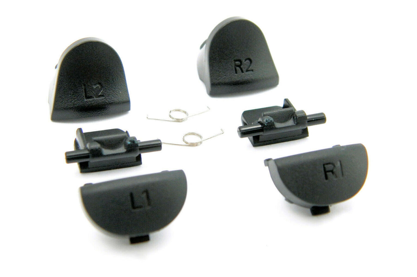 PS4 DualShock Trigger Button Replacement Set – L1/L2/R1/R2 with Springs (3 Models)