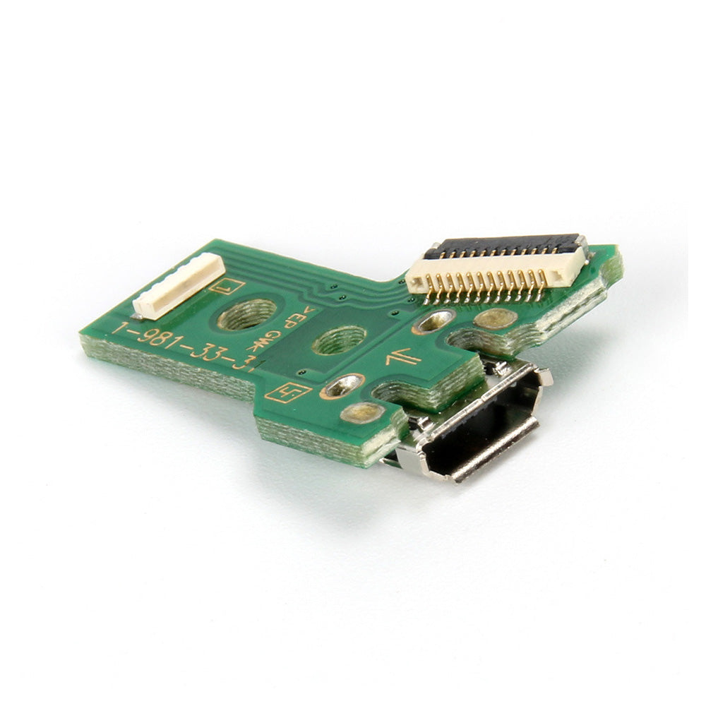 PS4 DualShock Controller Charging Port PCB Board – Micro USB Replacement (JDS/JDM 001–050)