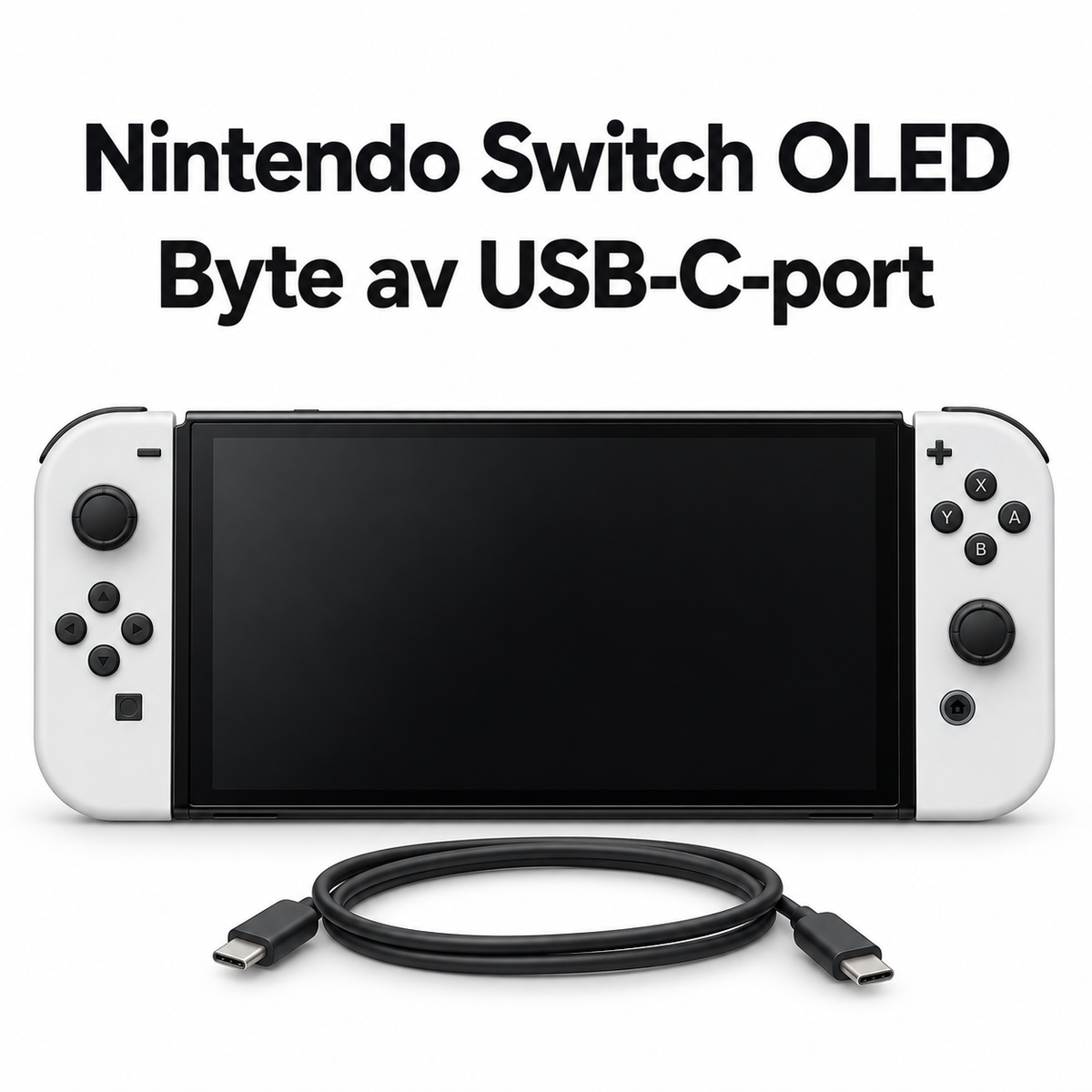 Nintendo Switch OLED – Byte av USB-C-port