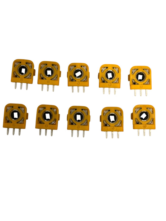 2.3KΩ Potentiometer Resistors (3-Pin, 10-Pack) – Favor Union Joystick (Orange)