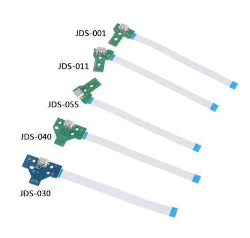 PS4 DualShock Controller Charging Port PCB Board – Micro USB Replacement (JDS/JDM 001–050)