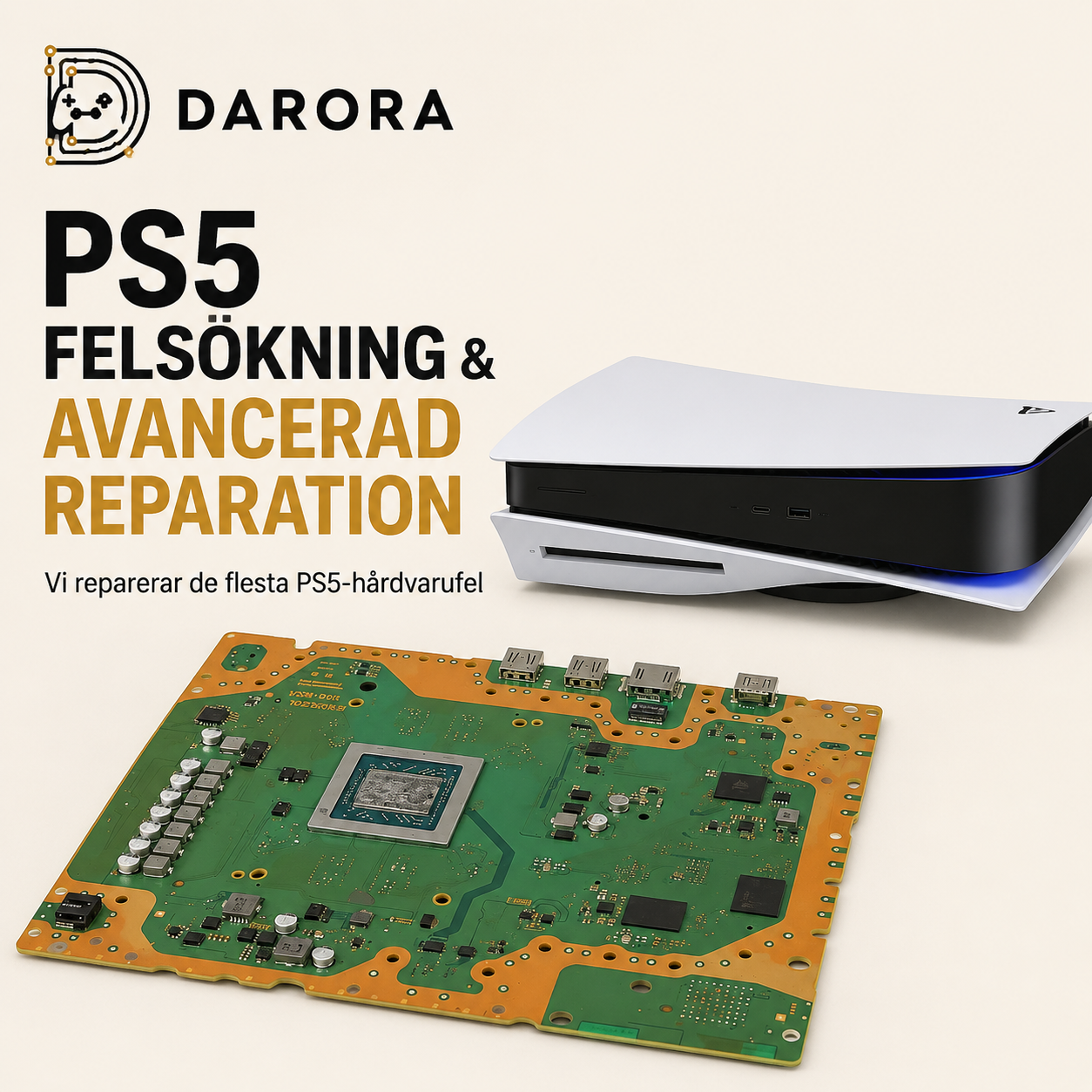 PS5 Felsökning & Avancerad Reparation