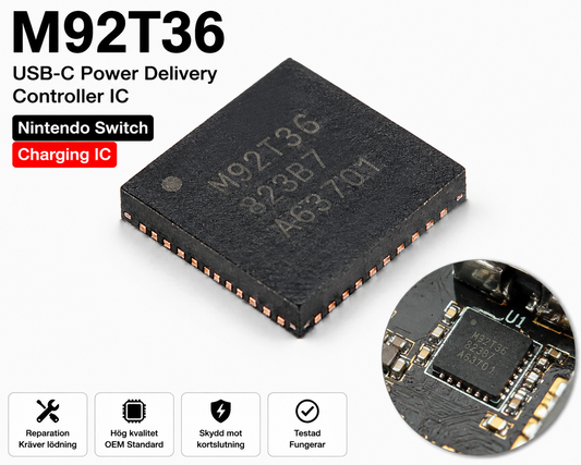Nintendo Switch M92T36 Laddnings-IC – USB-C Power Delivery Chip