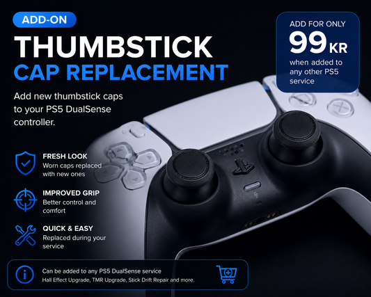 PS5 DualSense – Thumbstick Cap-byte (Tilllägg)