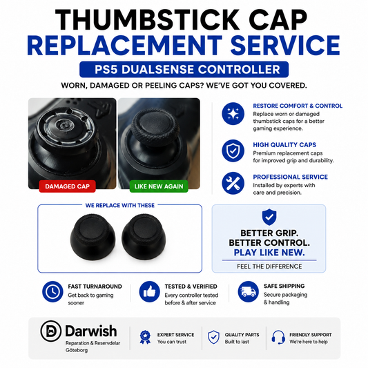 PS5 DualSense Thumbstick Cap Replacement Service