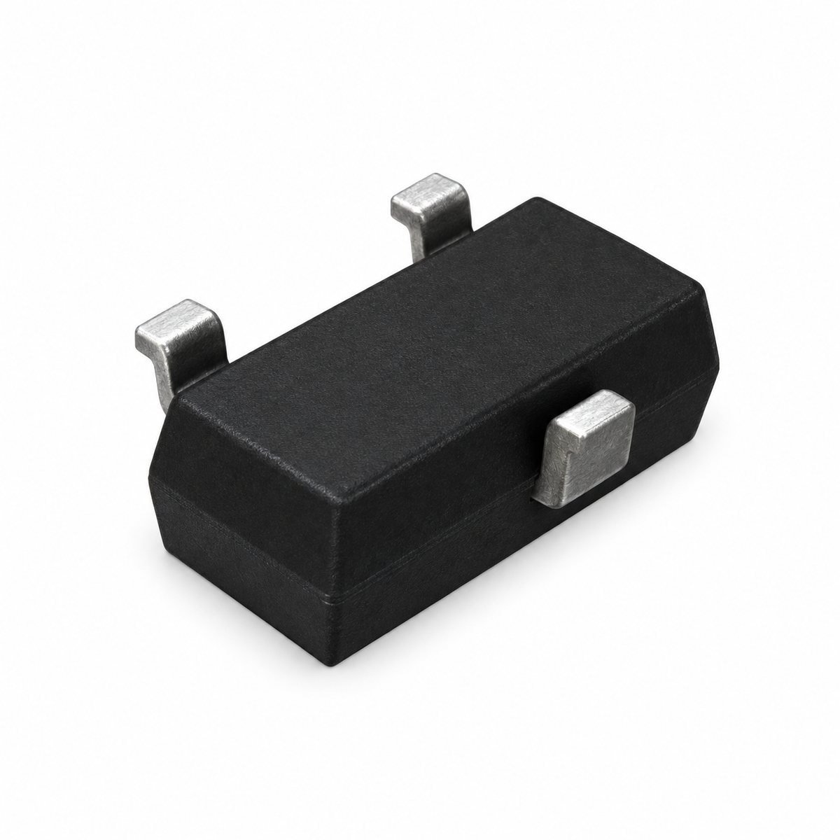Infineon 60V 300mA N-Channel MOSFET SOT-23 – 2N7002H6327XTSA2 – representativ produktbild på vit bakgrund