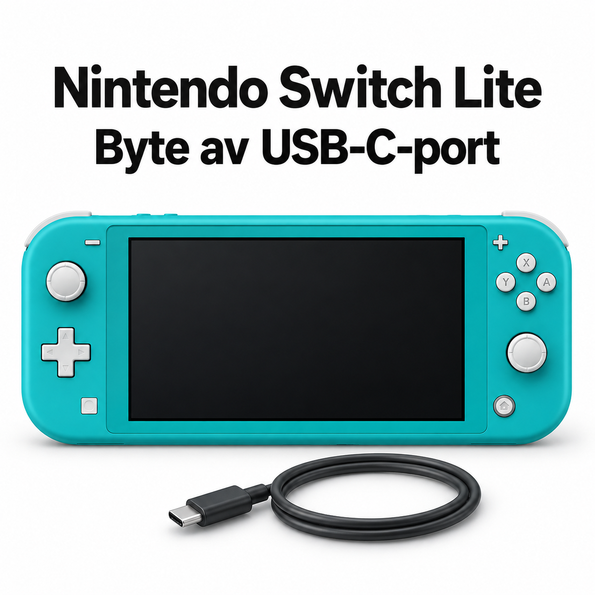 Nintendo Switch Lite – Byte av USB-C-port