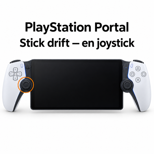 PlayStation Portal stick drift reparation av en joystick