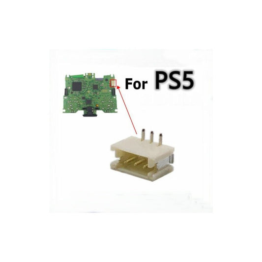 PS5 Controller Battery Connector Socket 3-Pin Reservdel