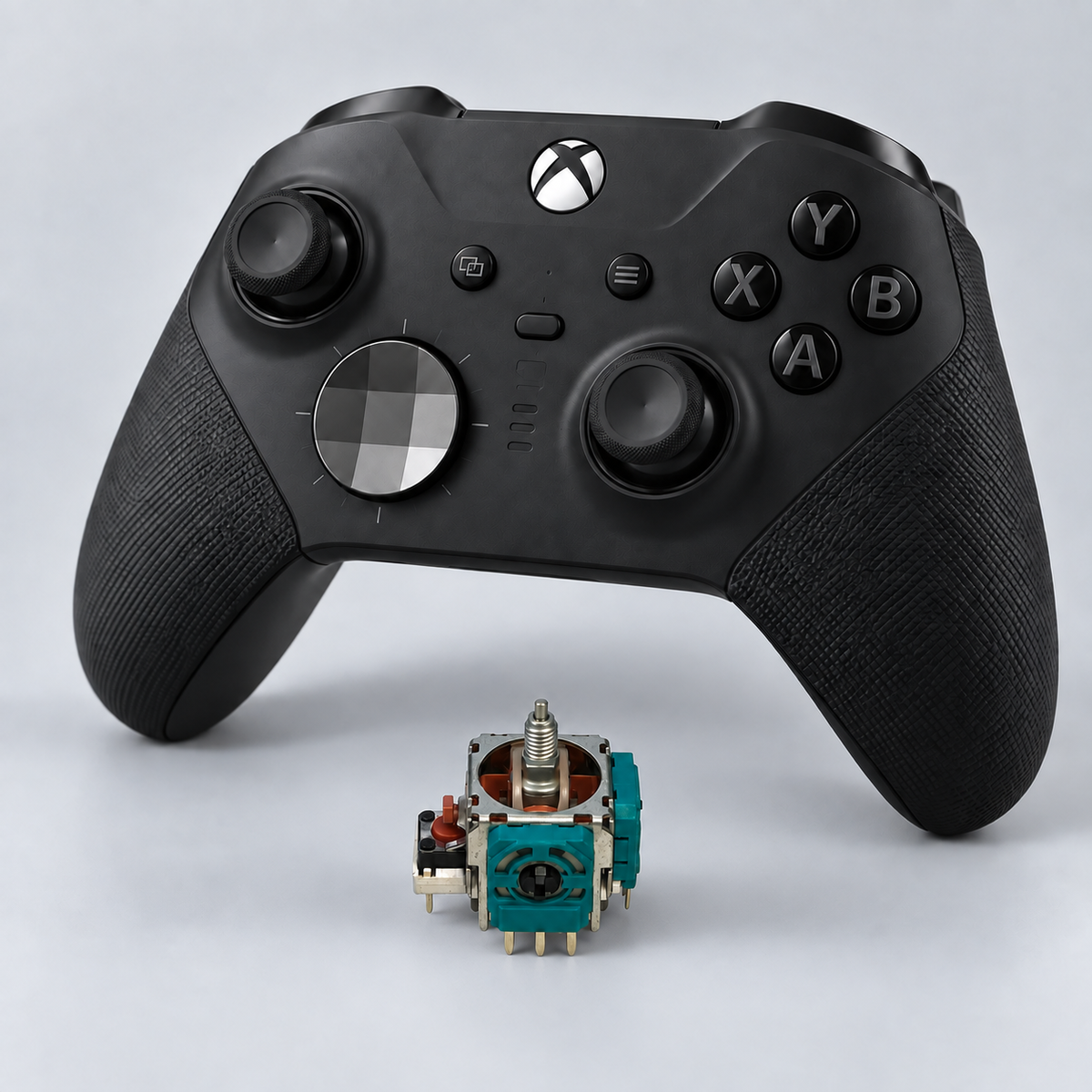 Xbox Elite Series 2 med en joystickmodul – reparation av stick drift på en joystick
